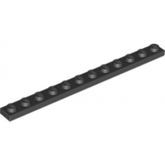 Plaat 1x12 Black